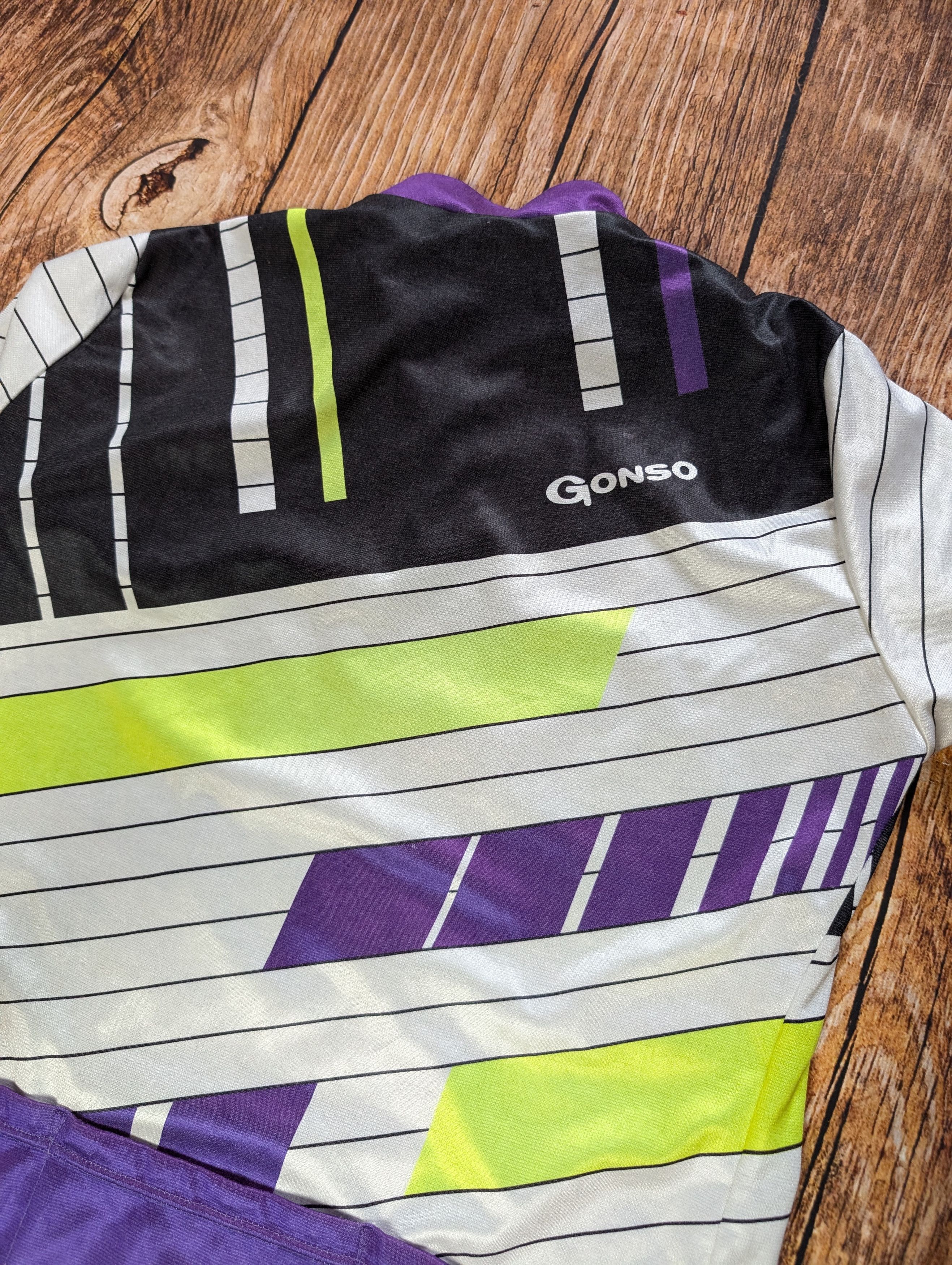 Drain Gang × Vintage Gonso cycling cyclist bicycle t shirt short sleeve Size US S / EU 44-46 / 1 - 6 Thumbnail