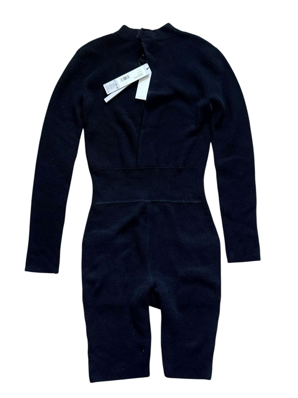 Rick Owens Headon Flight suit Black Wool Knit ($1950 Retail)