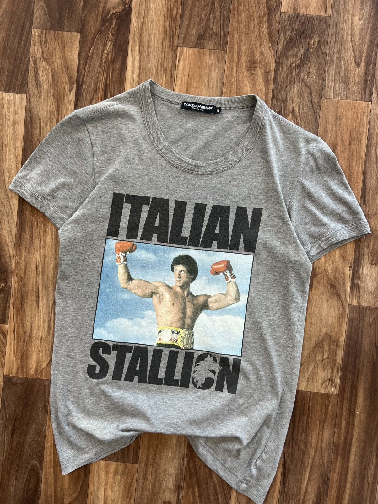 Dolce & Gabbana Rare Dolce&Gabbana Stallon Rocky Balboa T-shirt Size US S / EU 44-46 / 1 - 1 Thumbnail