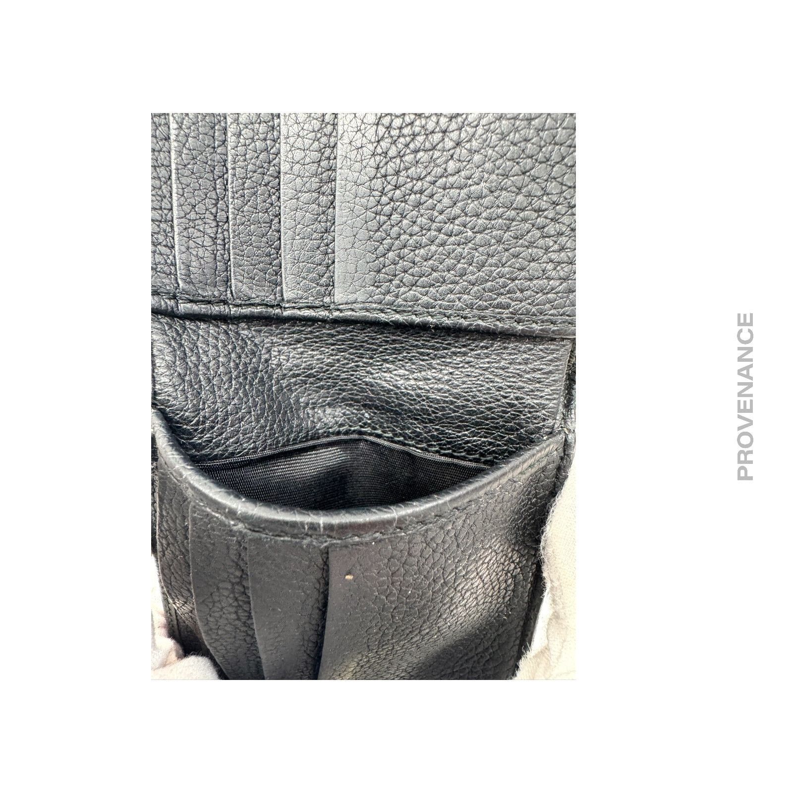 Gucci 🔴 Gucci Vintage Logo Bifold Wallet - Black Leather Size ONE SIZE - 8 Thumbnail