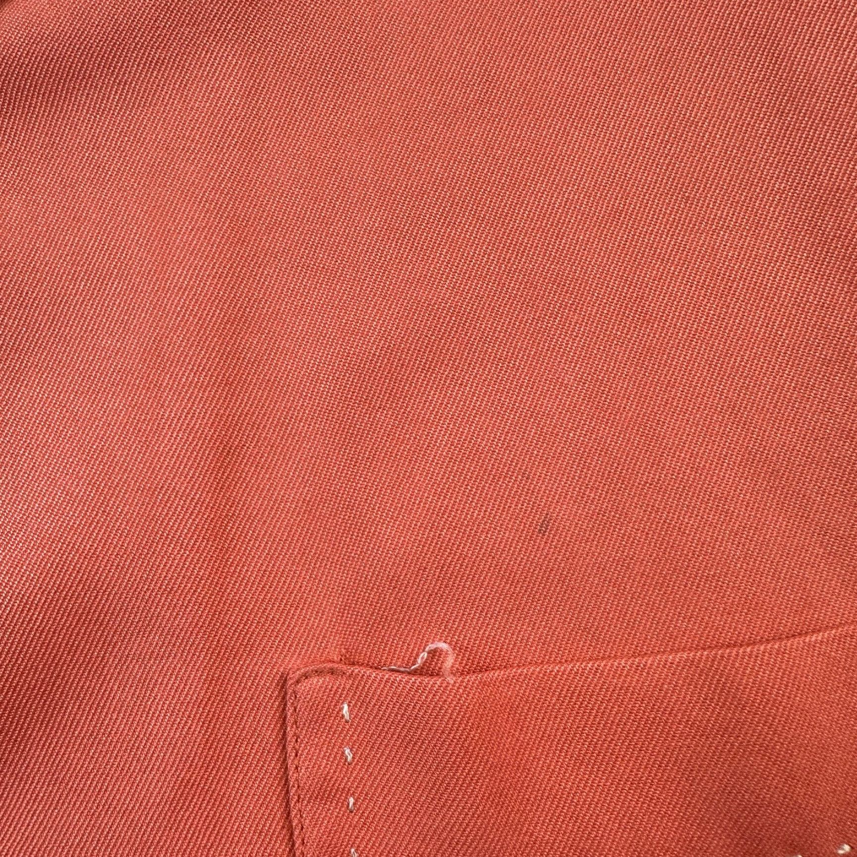 Nat Nast Nat Nast Shirt Mens Medium Orange Silk Camp Casual Bowling Size US M / EU 48-50 / 2 - 5 Thumbnail