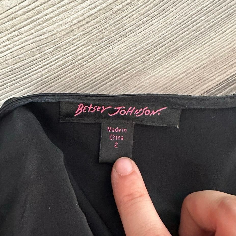 Betsey Johnson betsey johnson black silk turtleneck Size XS / US 0-2 / IT 36-38 - 3 Thumbnail