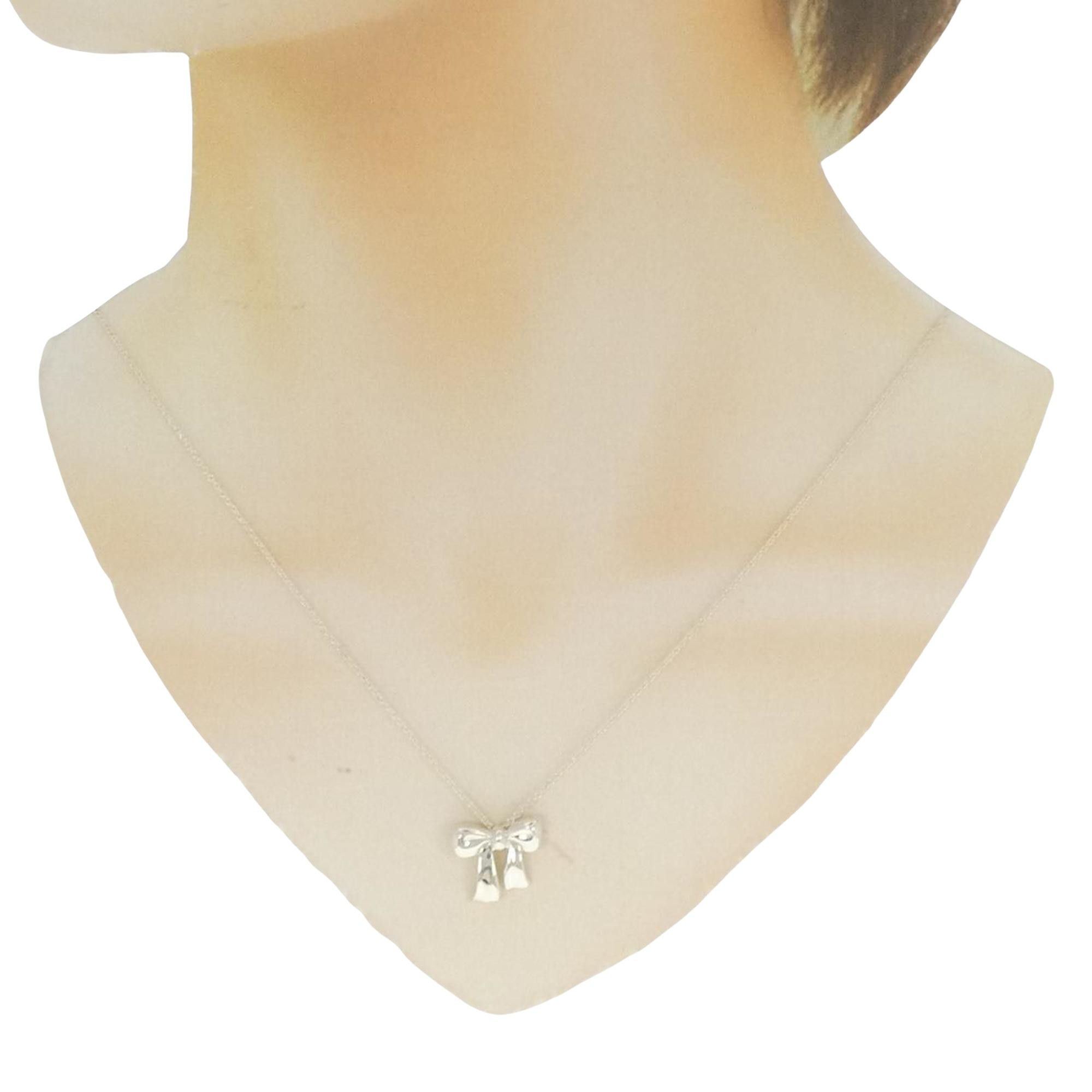 Tiffany & Co. Tiffany & Co Bow necklace Size ONE SIZE - 1 Thumbnail