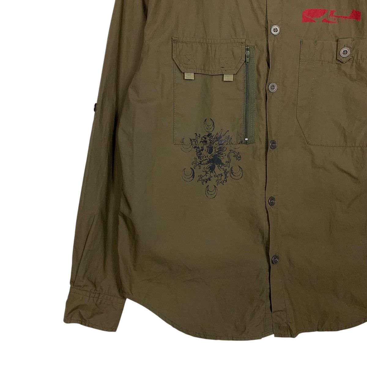 Japanese Brand GALVANIZE DESIGN Long Sleeve Button up Shirt #2473-C111 Size US L / EU 52-54 / 3 - 3 Thumbnail