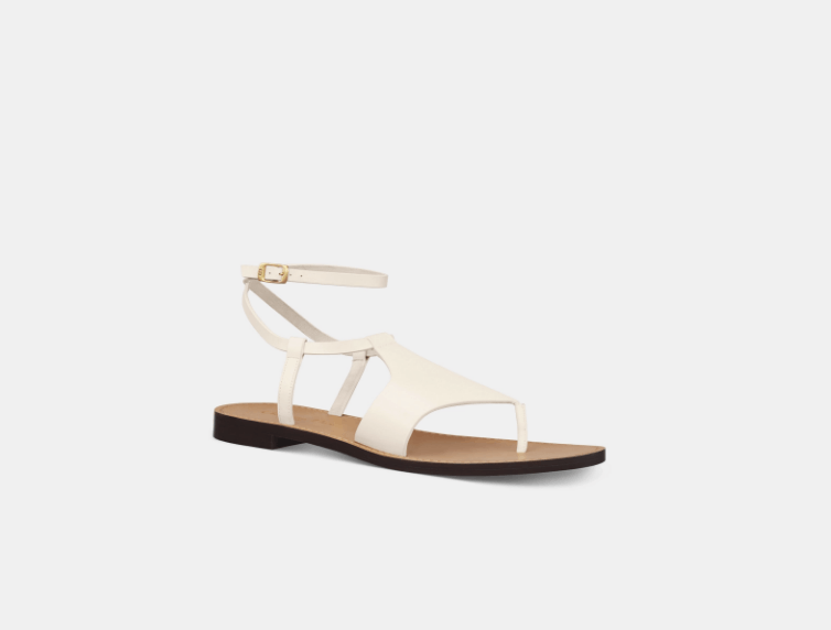 Dior o1w1db10725 KCO023 Sun Thong Sandals in White Size US 12 / IT 42 - 2 Thumbnail