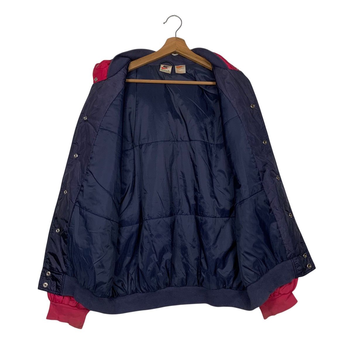 Nike Vintage Nike Basketball Swoosh Hooded Windbreaker Jacket Size US M / EU 48-50 / 2 - 12 Thumbnail