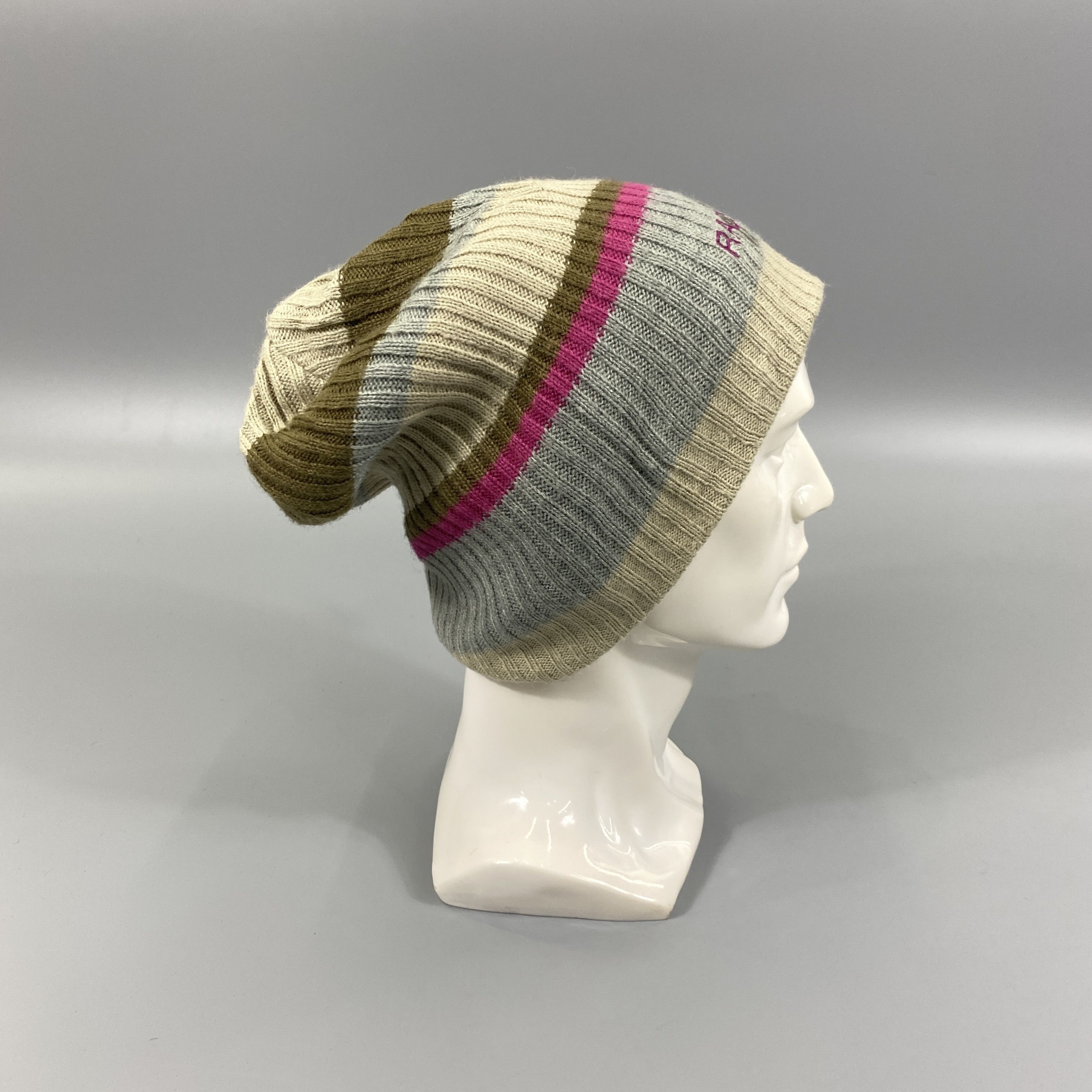 Japanese Brand Radstep Striped Beanie -BN778 Size ONE SIZE - 4 Thumbnail