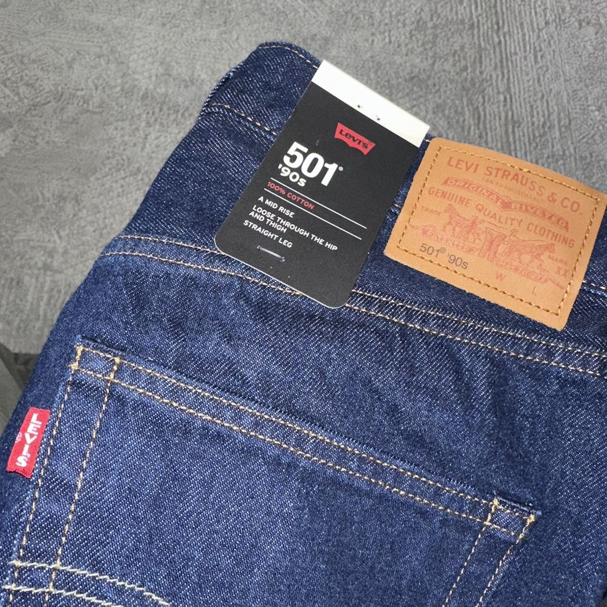 Levi's Levis Big E Selvedge 90s 501 Denim Size US 31 - 4 Thumbnail