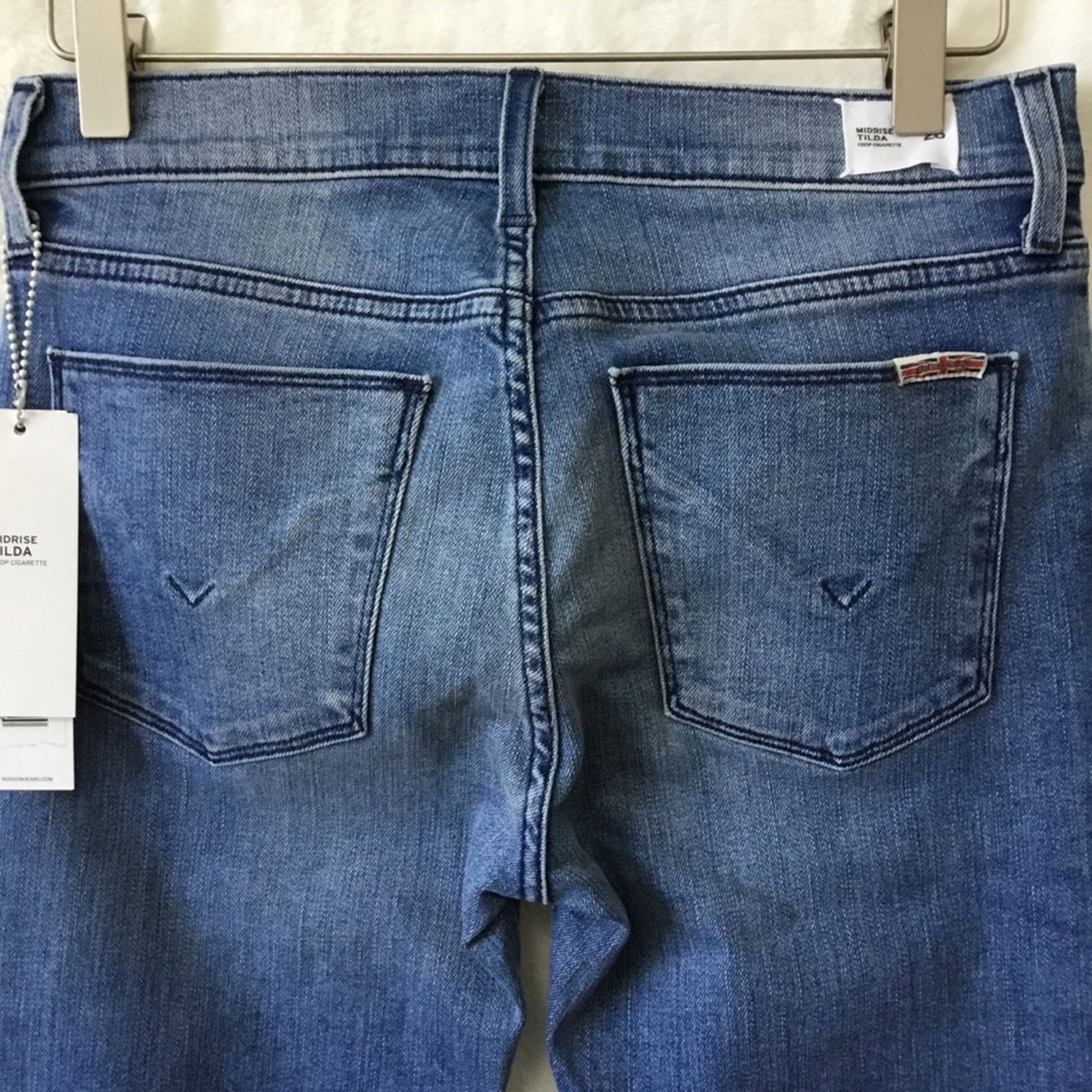 Hudson Hudson Midrise Tilda Crop Cigarette Jeans Size 26" / US 2 / IT 38 - 10 Thumbnail