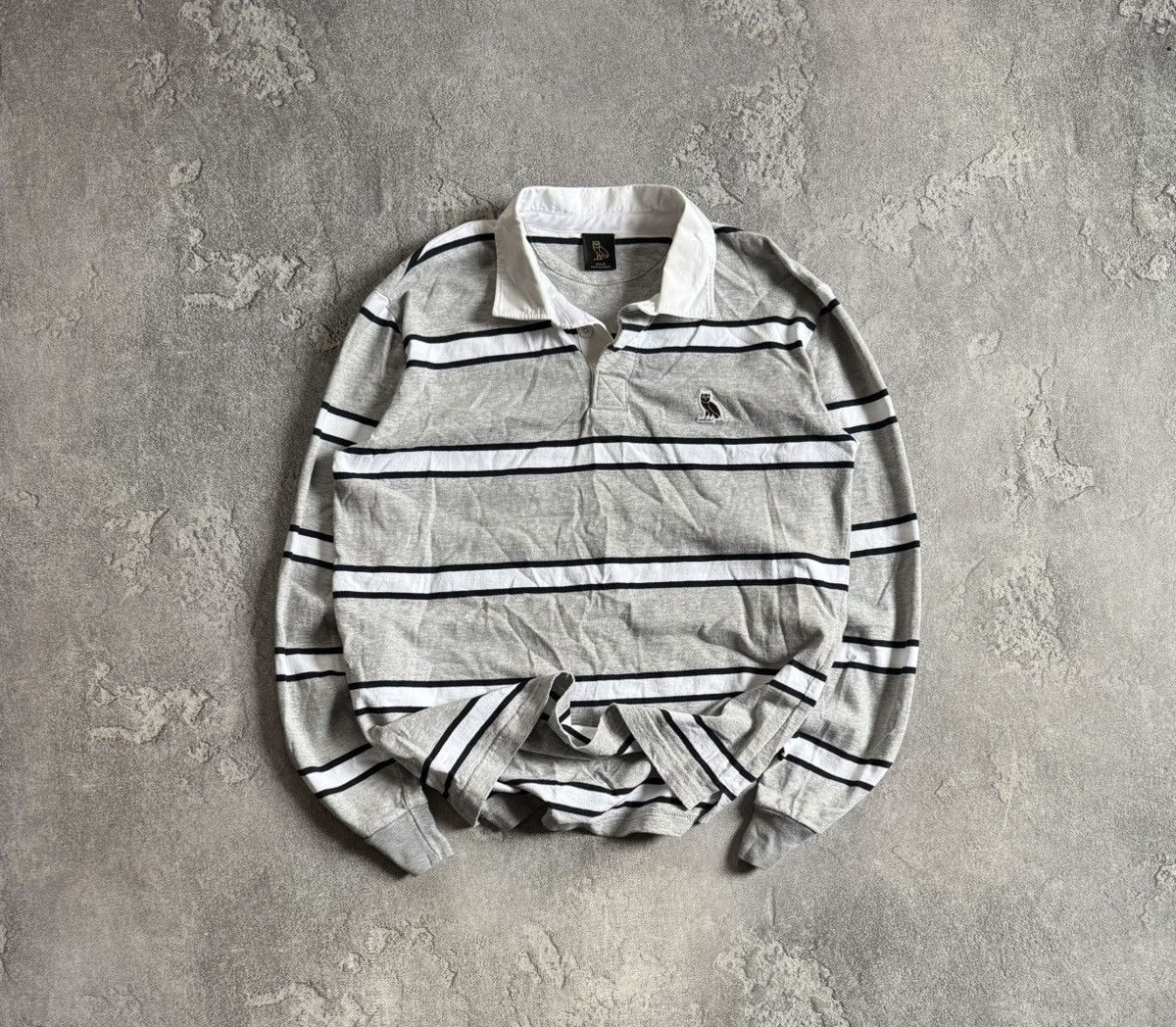 Drake OVO by Drake M/size striped rugby sweatshirt jumper pullover Size US M / EU 48-50 / 2 - 1 Thumbnail
