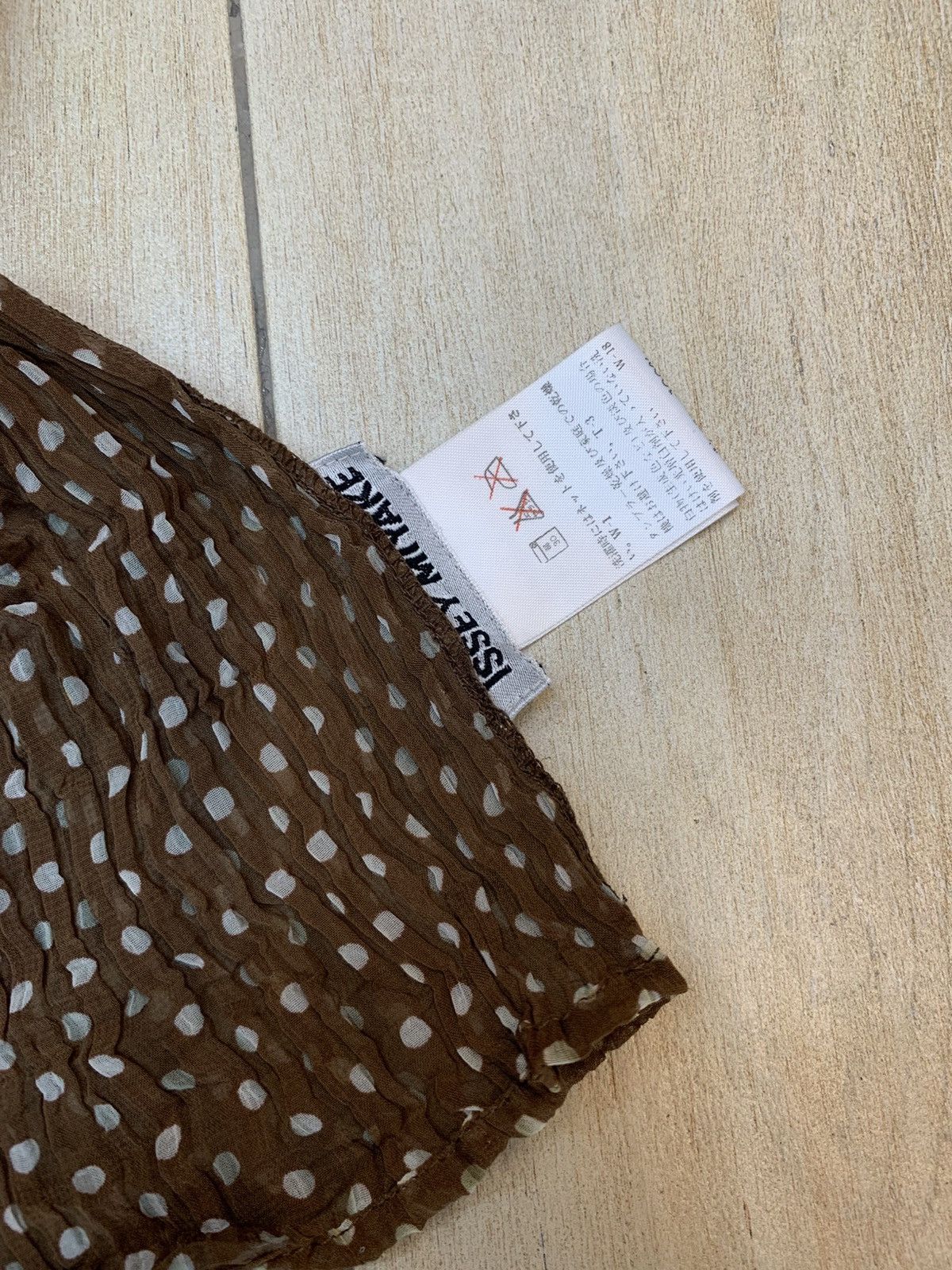 Issey Miyake Issey Miyake Fall 1994 Double Layered Polka Dots Top Size M / US 6-8 / IT 42-44 - 7 Thumbnail