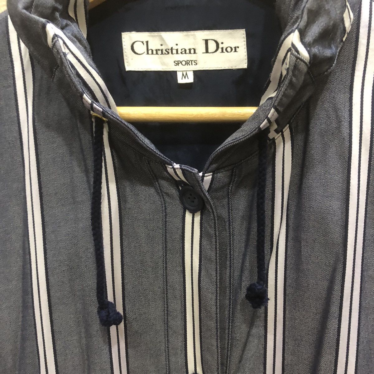 Christian Dior Monsieur Christian Dior Sports Weave Stripe Button Hodie Jacket Size US M / EU 48-50 / 2 - 6 Thumbnail