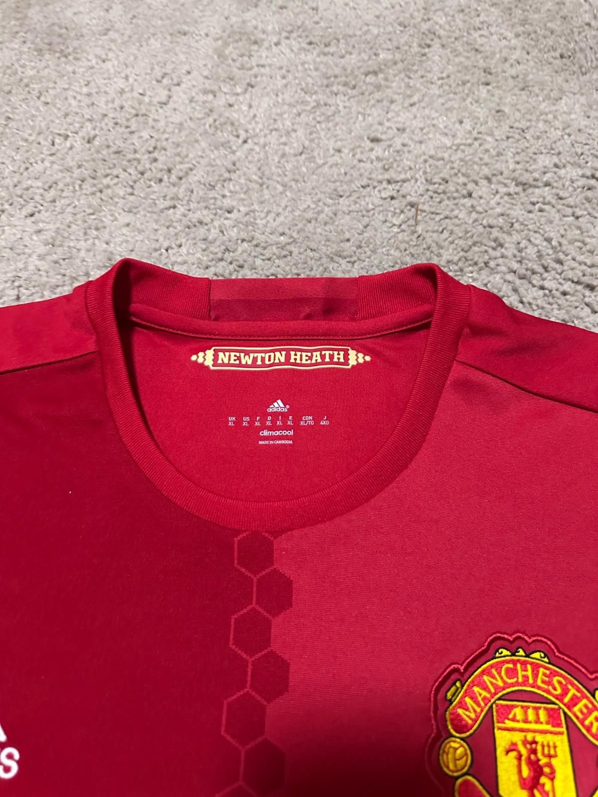 Adidas Manchester United 2016/17 Home Football Shirt Jersey Adidas Size US XL / EU 56 / 4 - 4 Thumbnail