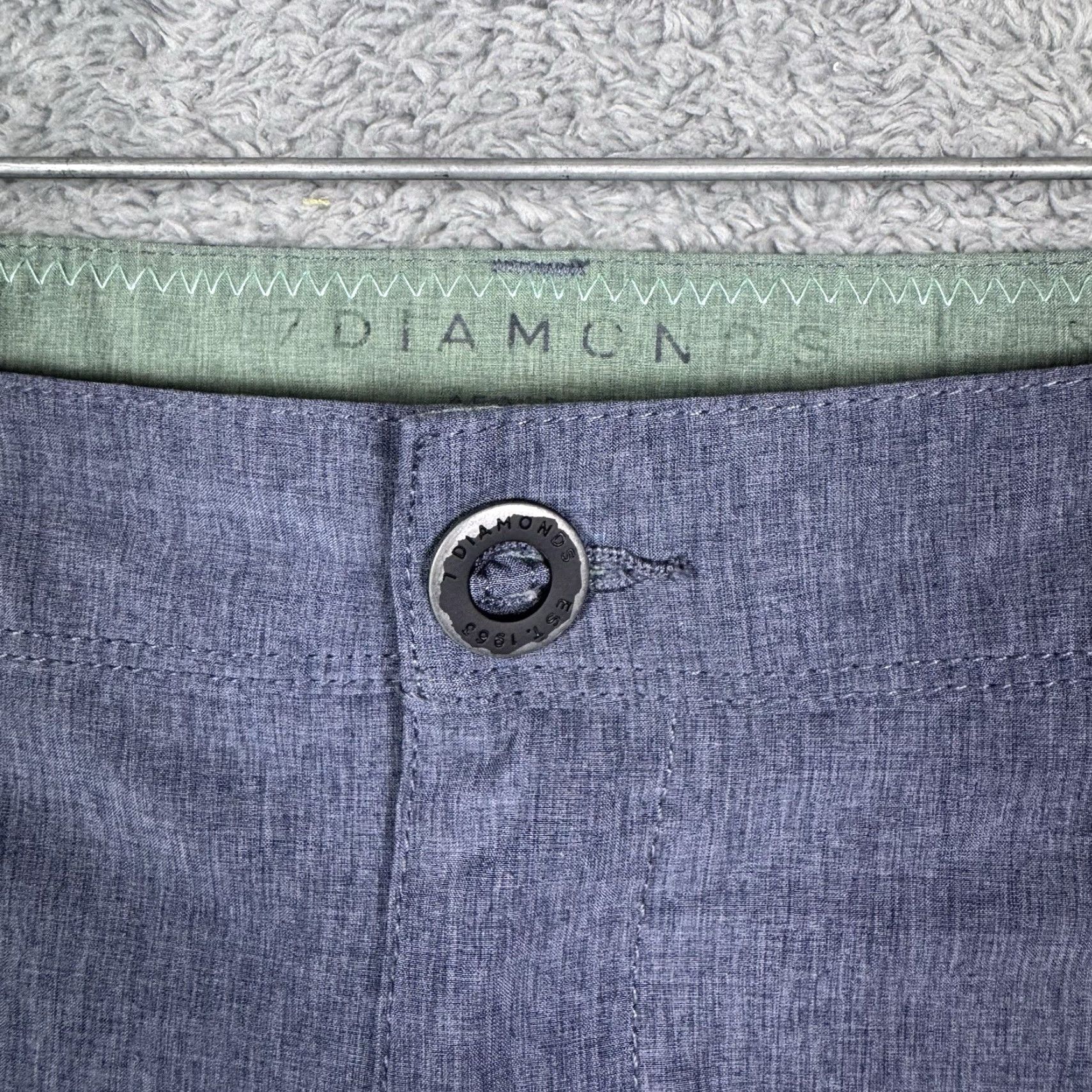Vintage 7 Diamonds Aeroplane Shorts Mens 38x7 Performance Lightweight Wicking Stretch Size US 38 / EU 54 - 6 Thumbnail