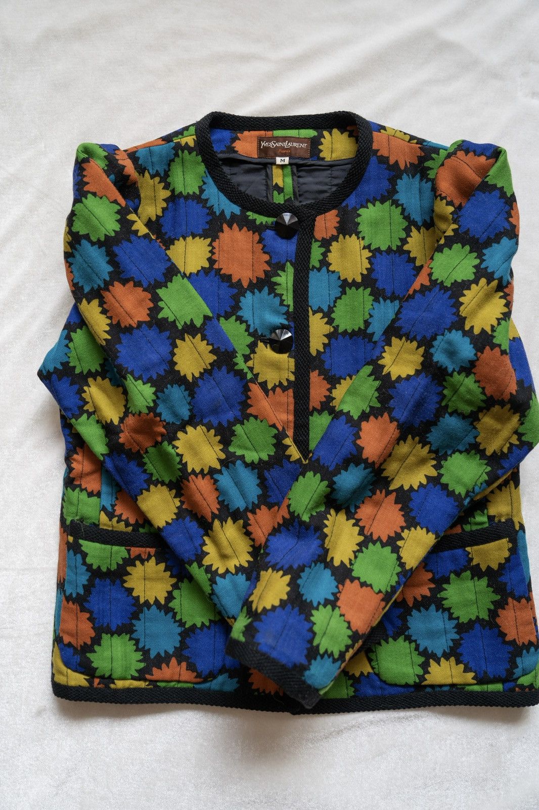 Yves Saint Laurent YSL | Vintage Quilted Jacket Size S / US 4 / IT 40 - 4 Thumbnail