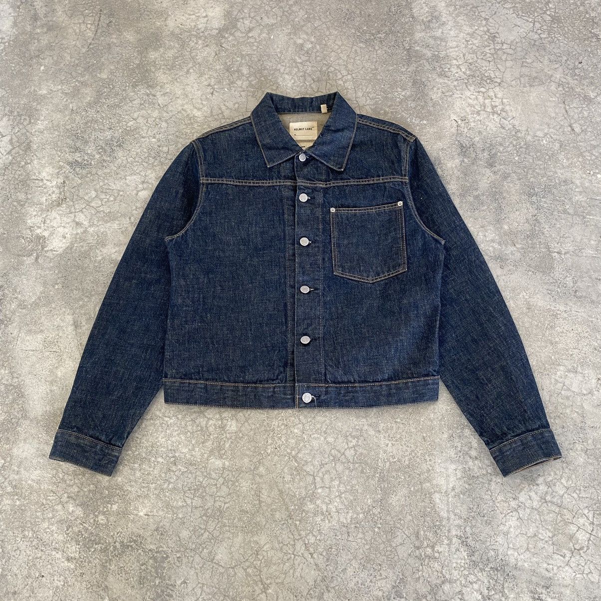 Helmut Lang Archive Helmut Lang Type 1 Single Pocket Denim Jacket Size US M / EU 48-50 / 2 - 2 Thumbnail