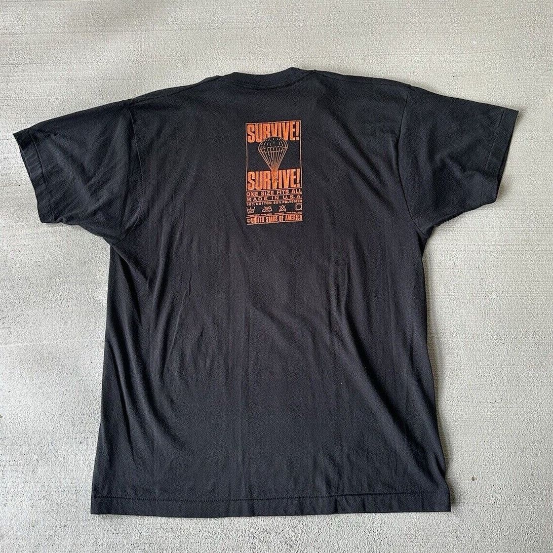 Vintage Vintage United Stars of America Plane Survive Shirt 21x28 Size US L / EU 52-54 / 3 - 3 Thumbnail