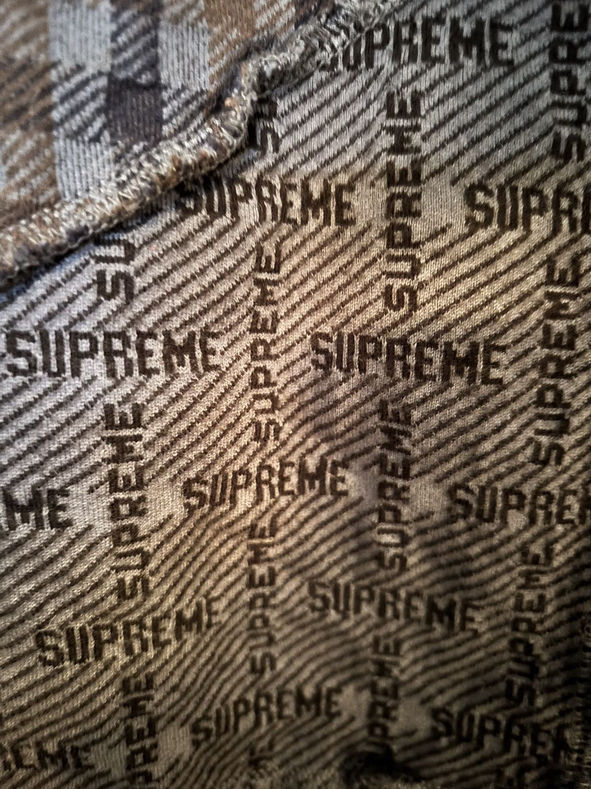 Supreme Supreme Patchwork Jacquard Long-sleeve Top Size US S / EU 44-46 / 1 - 5 Thumbnail