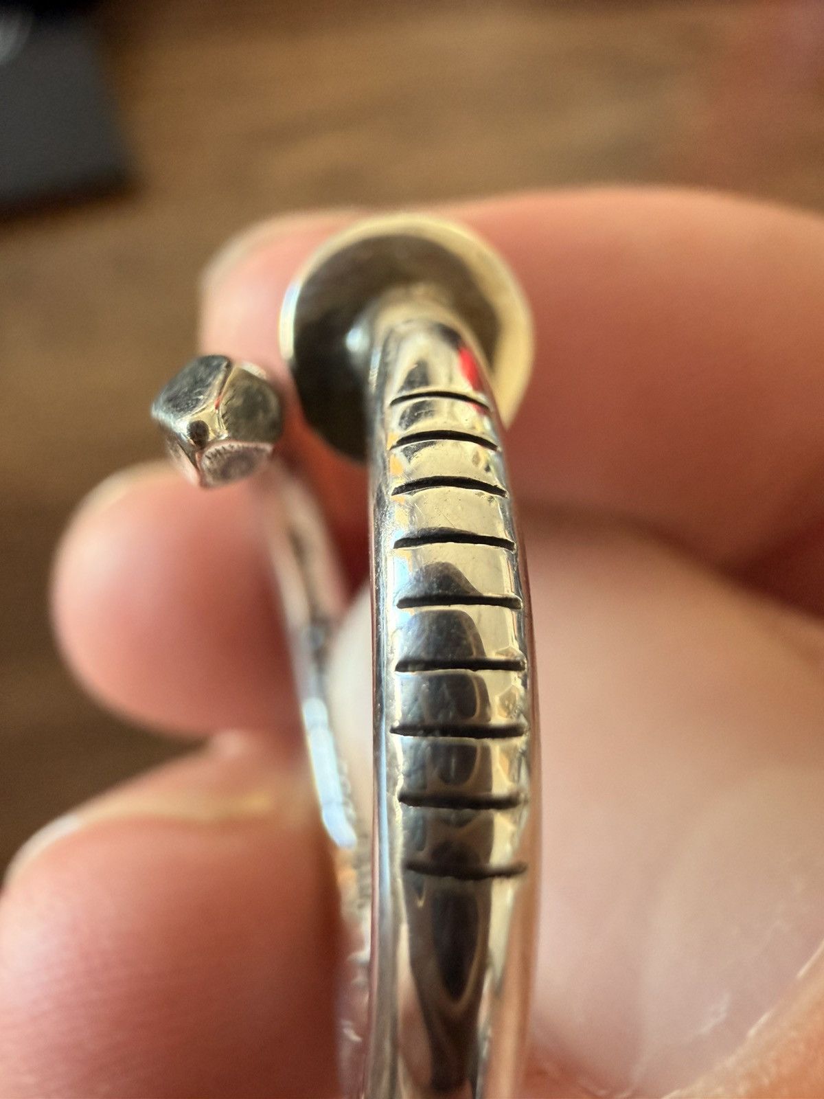 Chrome Hearts Chrome Hearts Nail Ring 100% Authentic Brand New RARE Size ONE SIZE - 3 Thumbnail