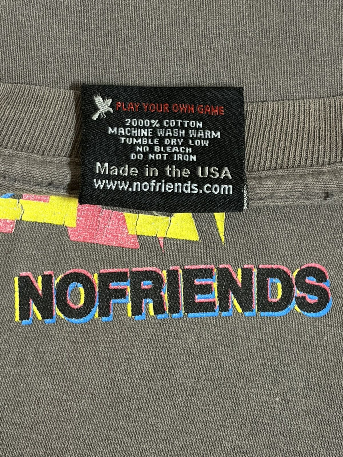 Other Vintage No Friends Bodyboard T-shirt Size US XL / EU 56 / 4 - 5 Thumbnail