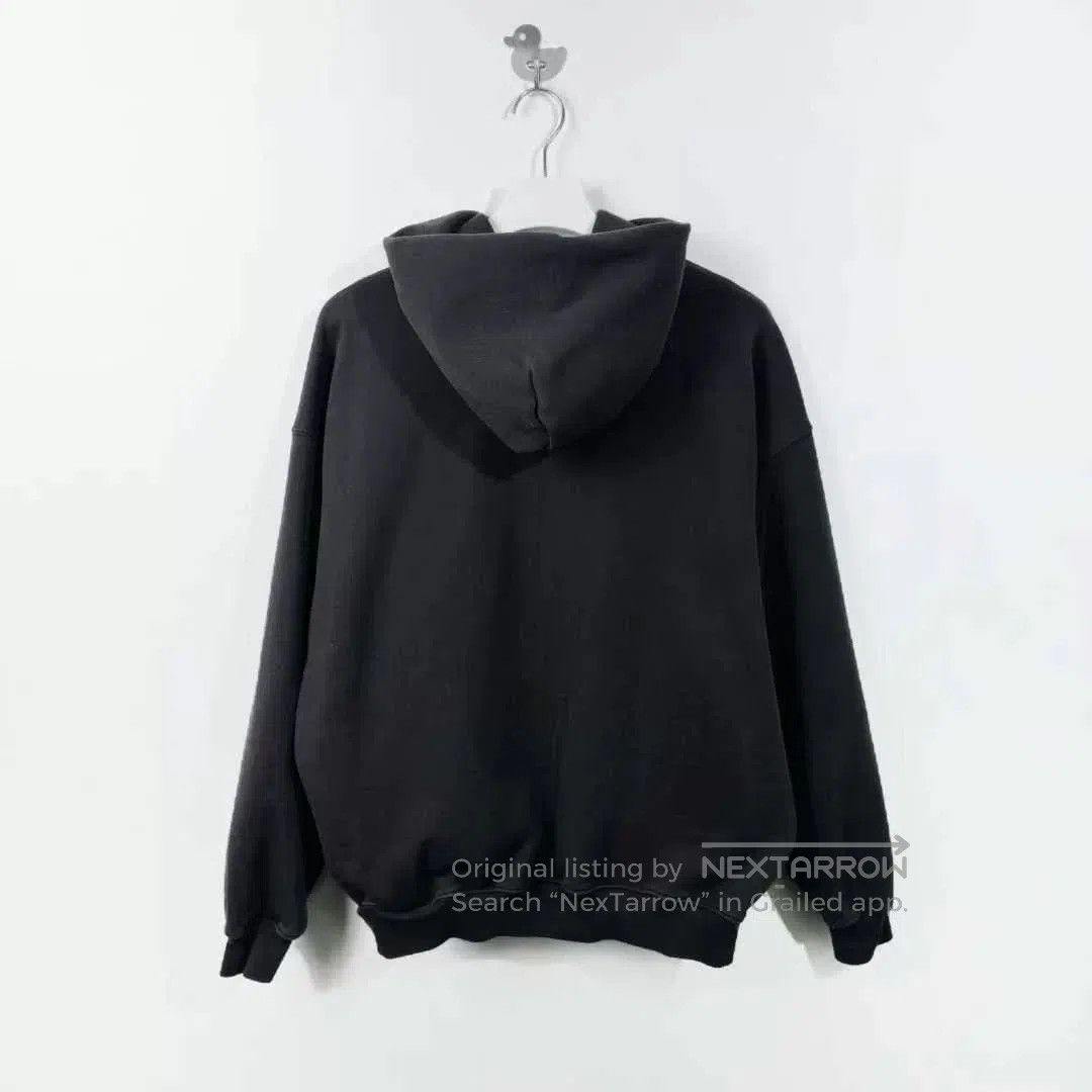 Balenciaga balenciaga logo black hoodie with wave design. Size US L / EU 52-54 / 3 - 2 Thumbnail