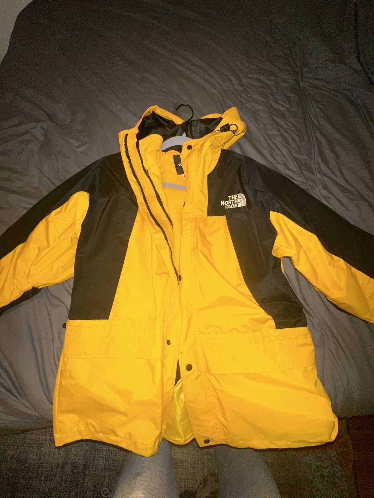 image of The North Face Two-Piece Winter Coat in Yellow, Men's (Size XL)