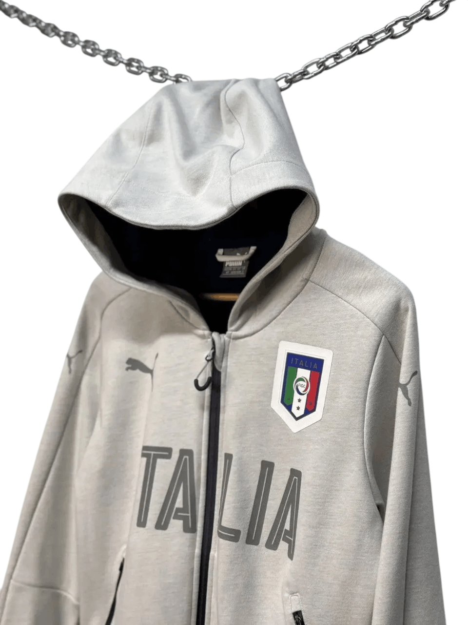 Nike Vintage Puma Italy Zip Hoodie Jersey Football Blockcore Size US S / EU 44-46 / 1 - 7 Thumbnail
