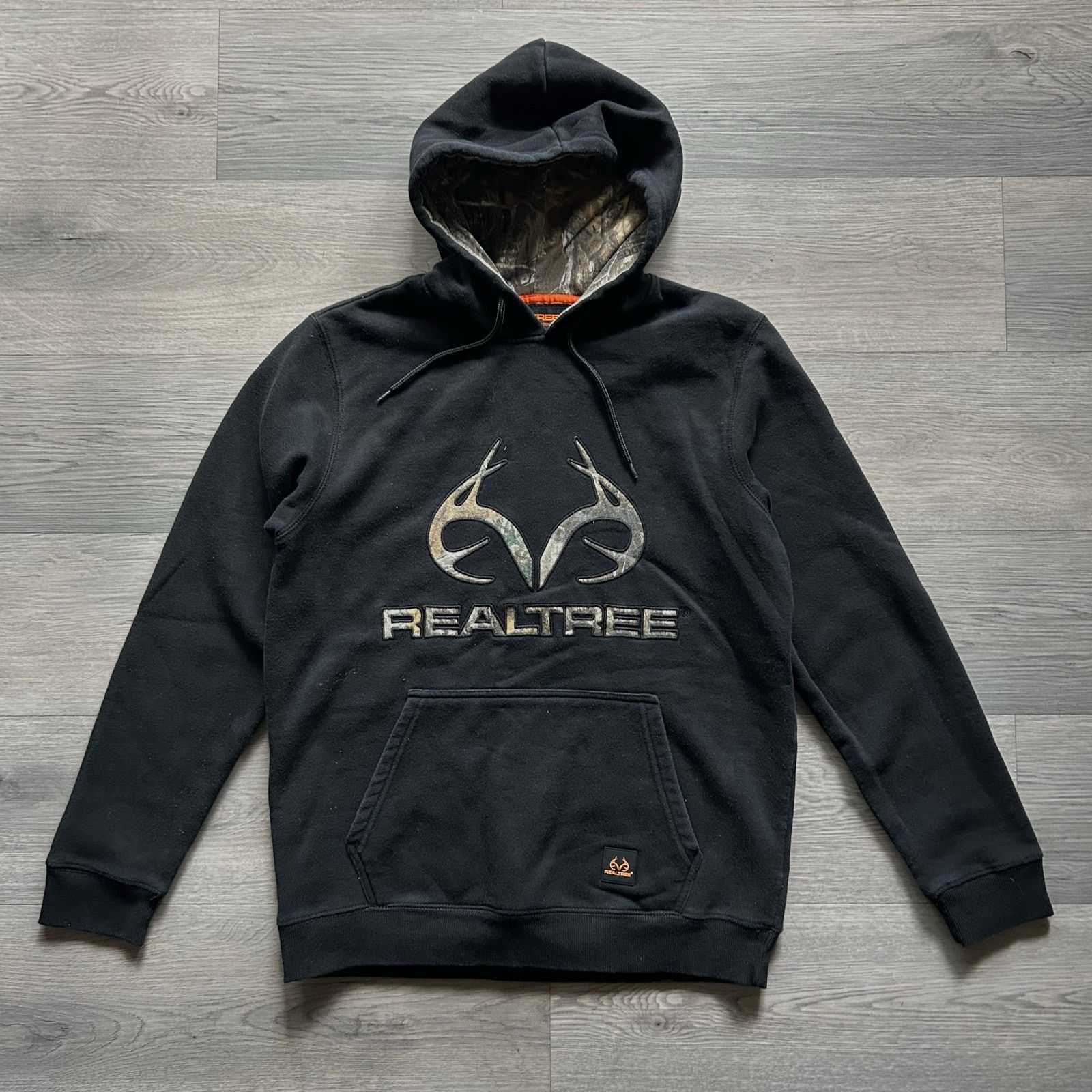 Realtree Vintage y2k Realtree Camo elk horn Logo Hoodie- Sz, M Size US M / EU 48-50 / 2 - 3 Thumbnail