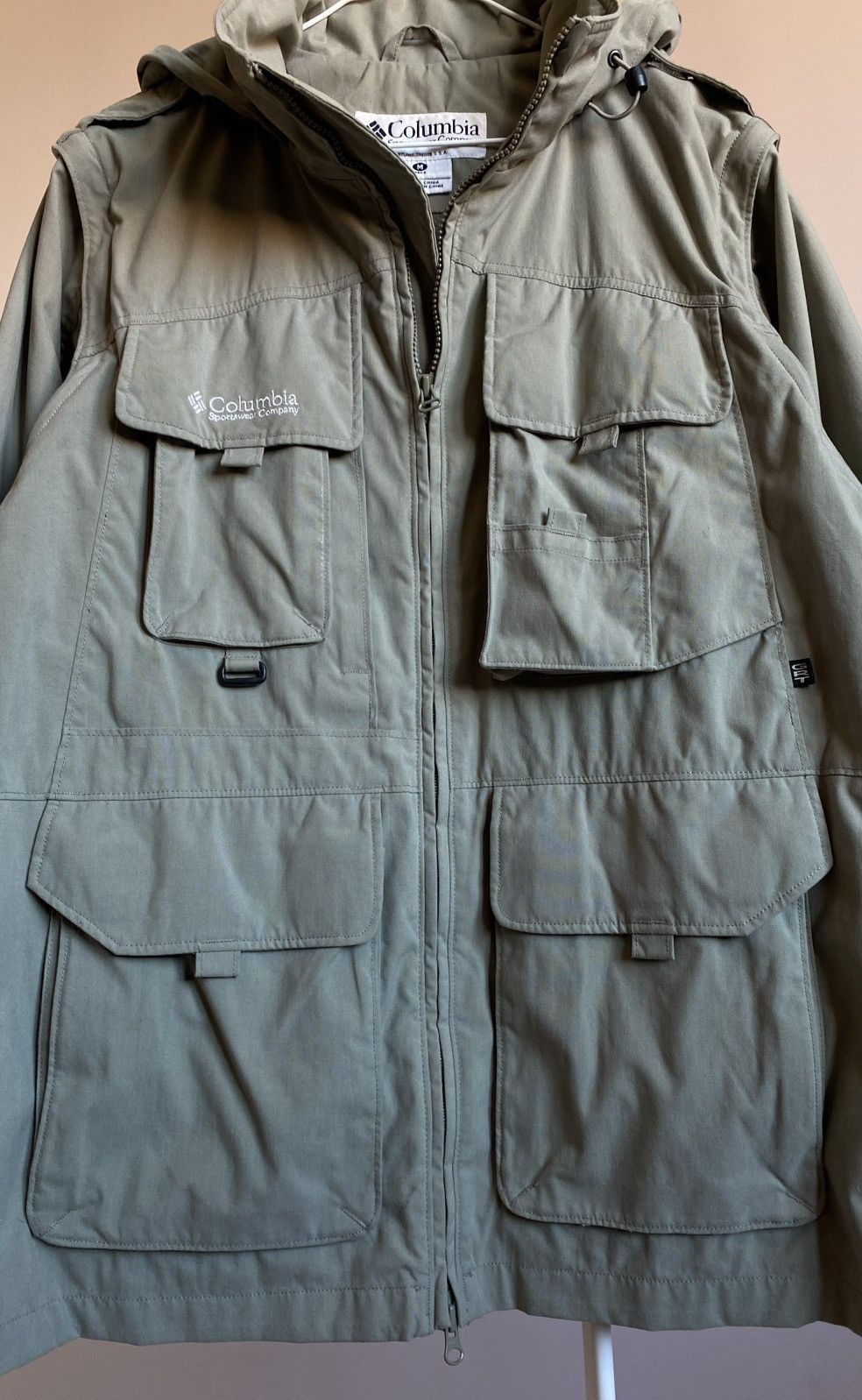 Columbia 2in1 COLUMBIA Multipocket Tactical Utility Jacket Vest Size US M / EU 48-50 / 2 - 8 Thumbnail