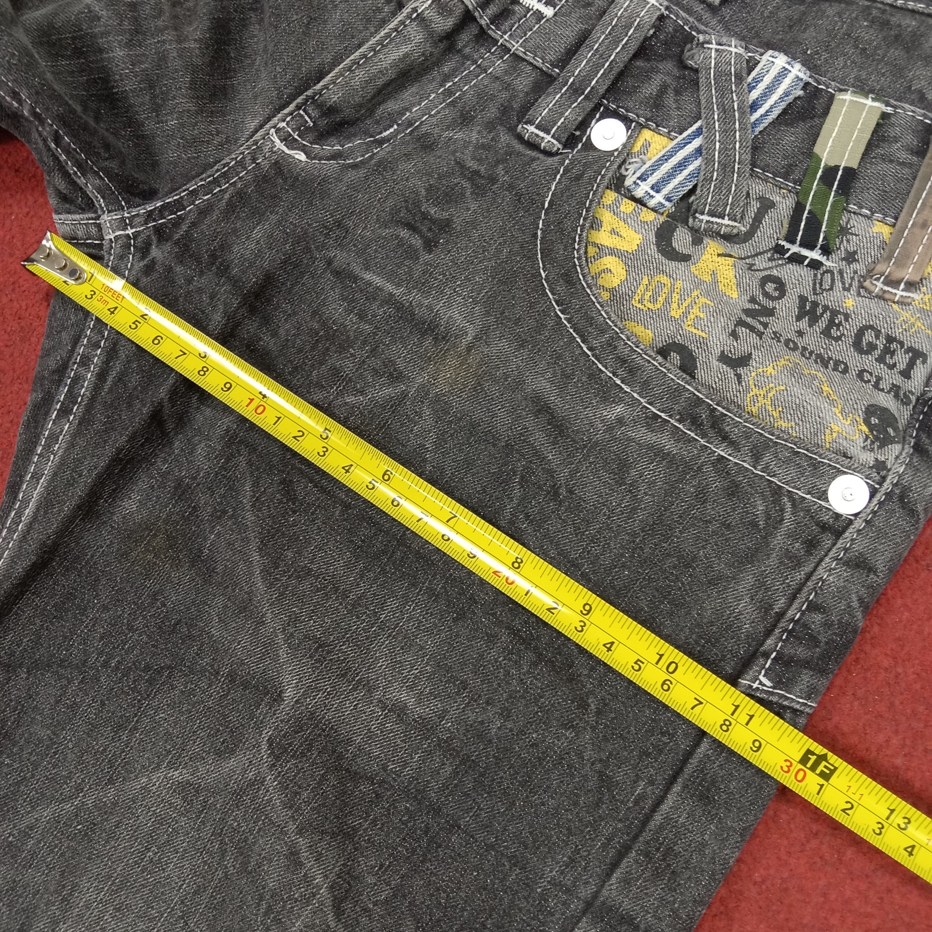 If Six Was Nine × Vintage Dominate Handcrafted Jeans Fashion Style Rare Design Size US 29 - 10 Thumbnail