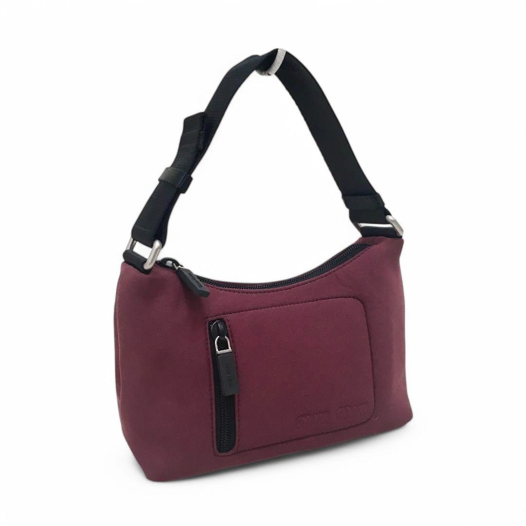 Miu Miu Miu Miu - Red Canvas Handbag Nylon Tech Mini 90s Size ONE SIZE - 2 Thumbnail