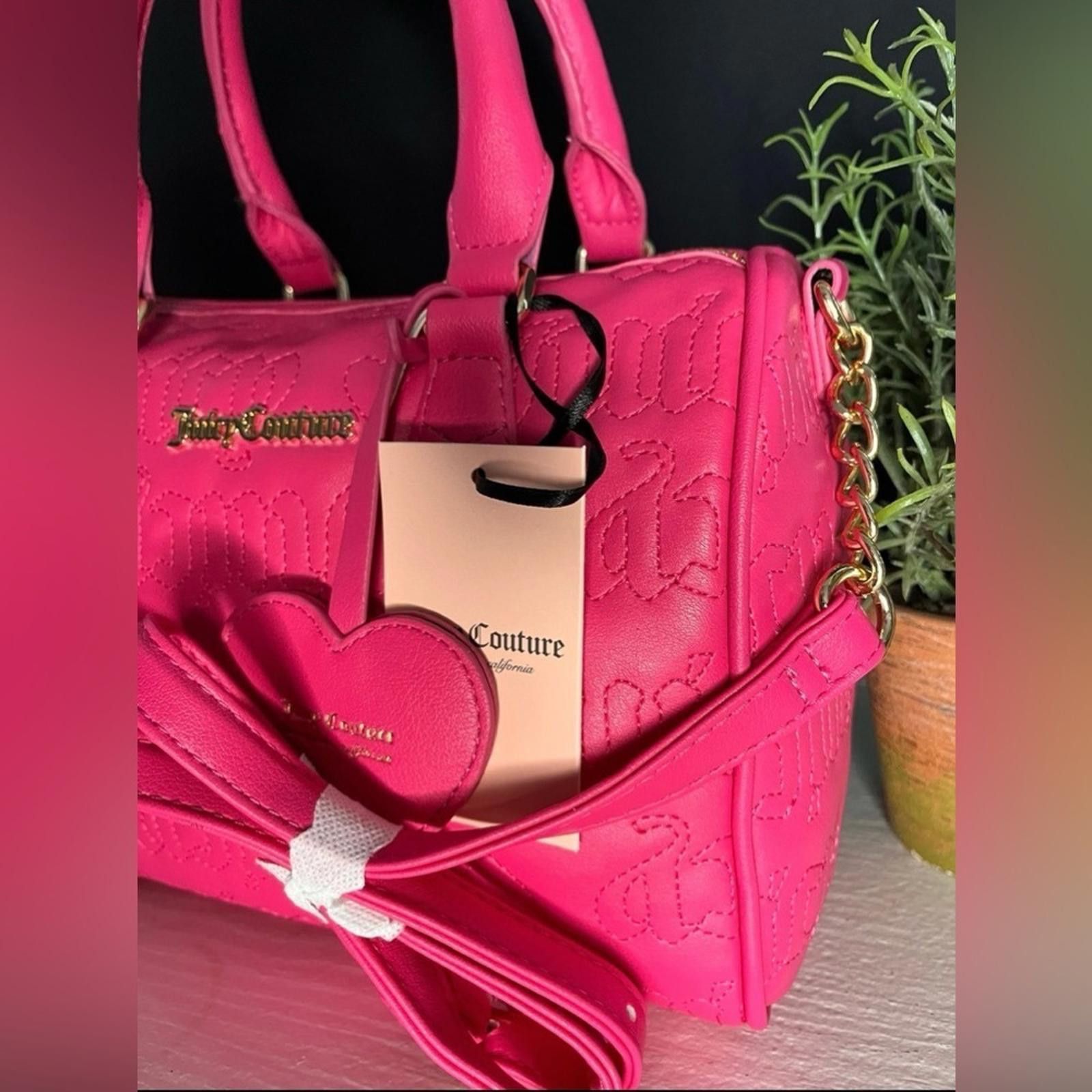 Juicy Couture Juicy Couture Best Sellers Fame Satchel Pink Flash NWT​​ Size ONE SIZE - 3 Thumbnail