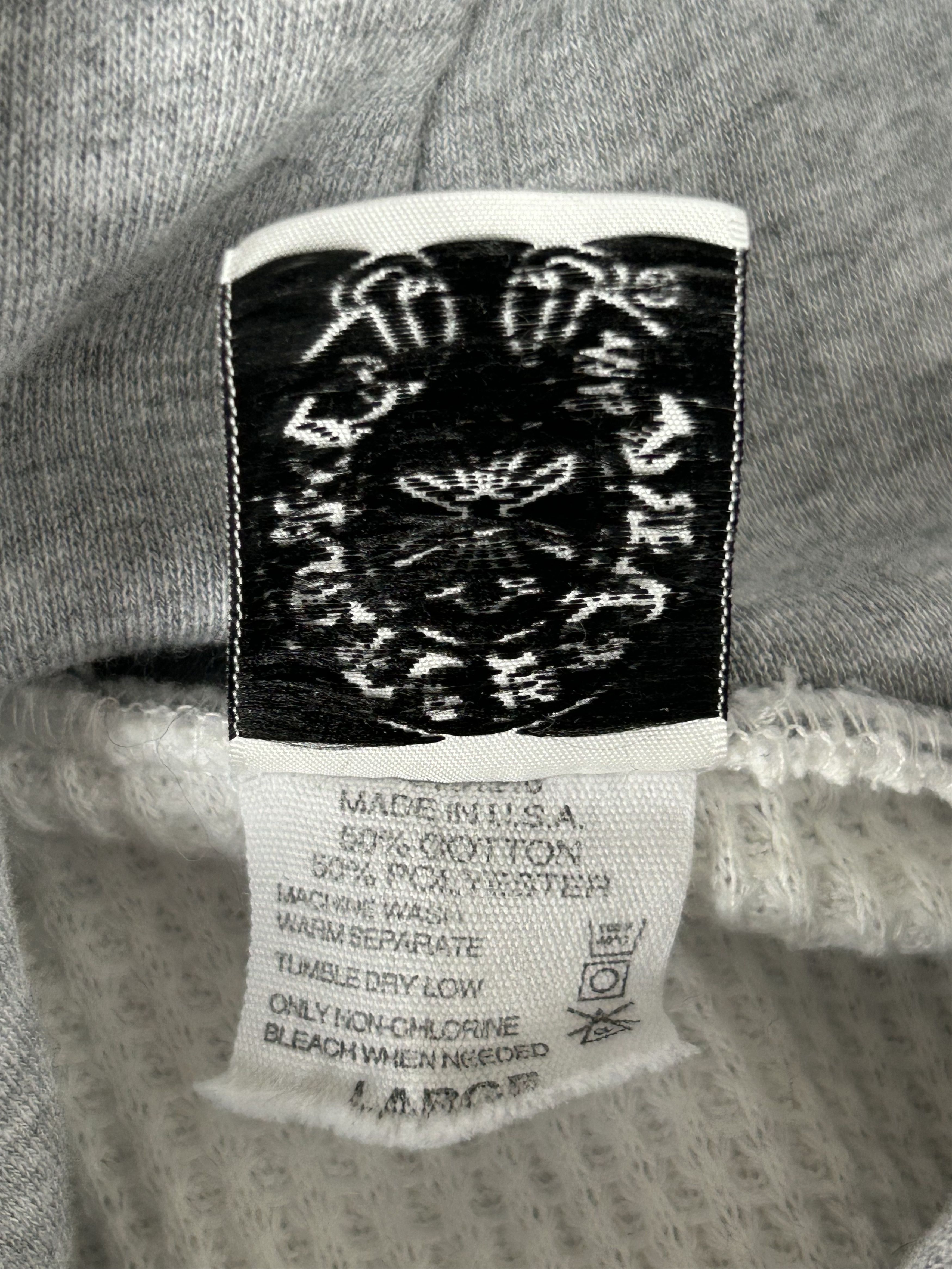 Chrome Hearts Chrome Hearts Grey & Black Scroll Logo Thermal Hoodie Size US L / EU 52-54 / 3 - 4 Thumbnail