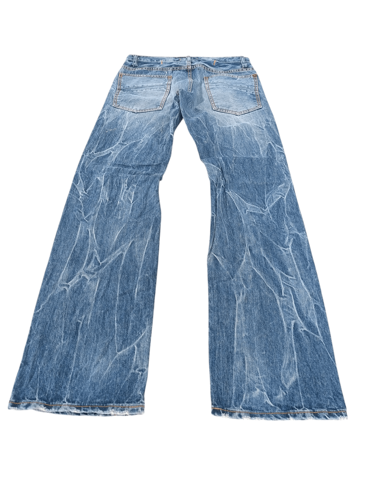 If Six Was Nine × Japanese Brand FLARED💥JAPANESE BRAND BLUE WAY THUNDER FADED DENIM 🟦 E188 Size US 30 / EU 46 - 15 Thumbnail