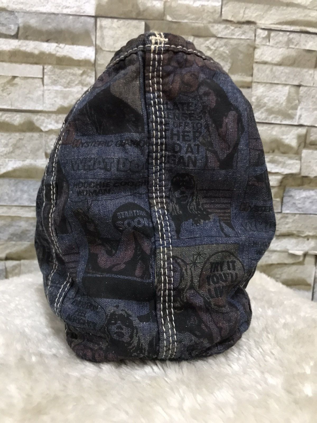 Hysteric Glamour RARE Vintage Hysteric Glamour denim Mini Tote Bag Size ONE SIZE - 9 Thumbnail