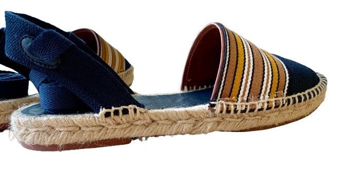 Loro Piana Loro Piana Women’s Espadrilles Navy with Stripes EU39 Size US 9 / IT 39 - 4 Thumbnail