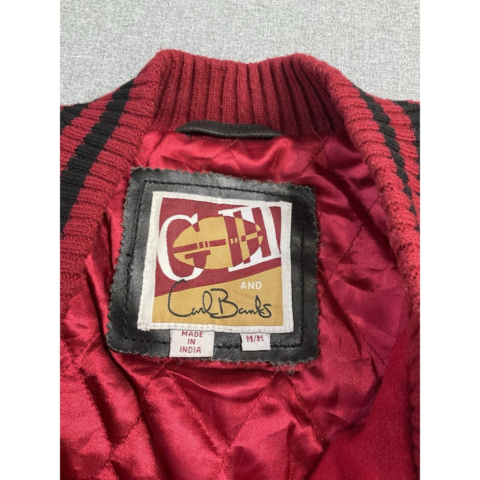 Other Vintage San Francisco 49ers Jacket Mens M-L Leather Wool Size US L / EU 52-54 / 3 - 5 Thumbnail