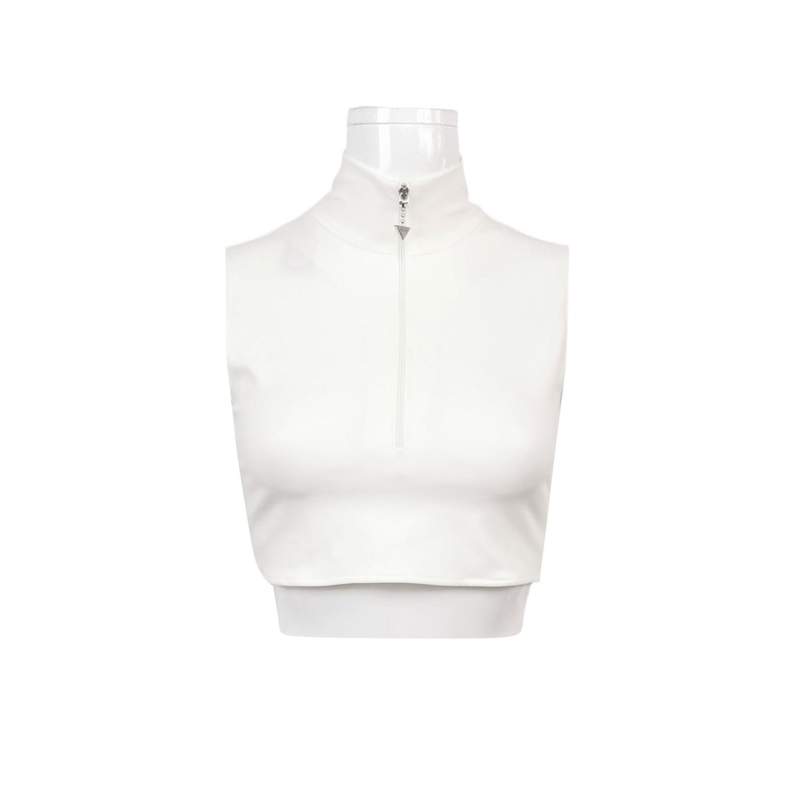 Prada Prada Sleeveless Top with High Collar 0089 Size XS / US 0-2 / IT 36-38 - 1 Thumbnail