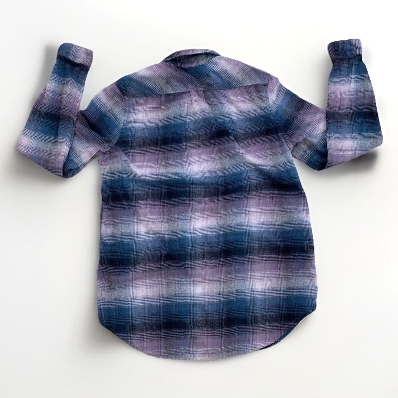 Eddie Bauer VINTAGE Eddie Bauer Purple Blue Lightweight Flannel Shirt Outdoor Hiking Medium Women’s Size M / US 6-8 / IT 42-44 - 6 Thumbnail