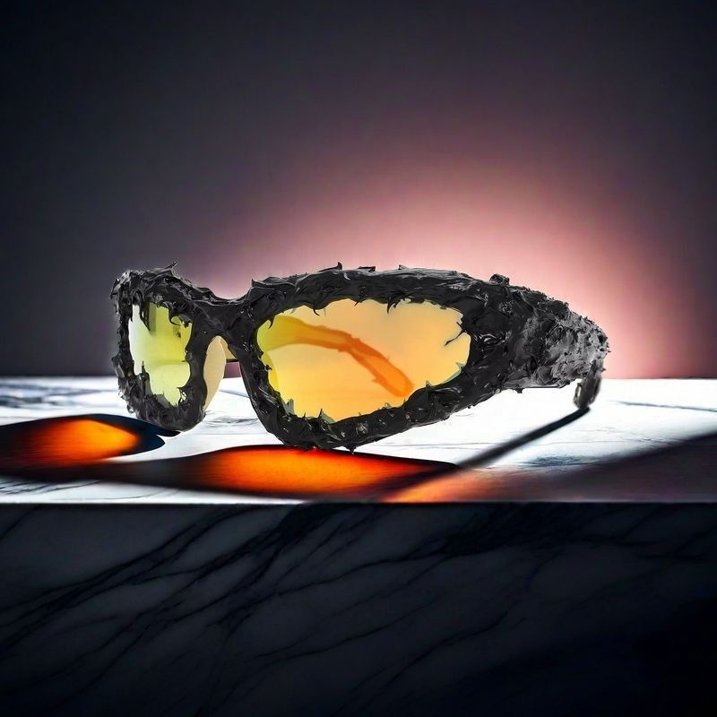 Electric Visual Vibe Street ins style custom avant-garde sunglasses Size ONE SIZE - 4 Thumbnail