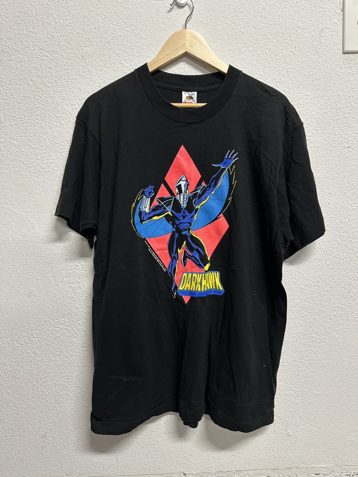 Fruit Of The Loom 1991 Marvel Dark Hawk Comic T-Shirt Size US XL / EU 56 / 4 - 1 Thumbnail