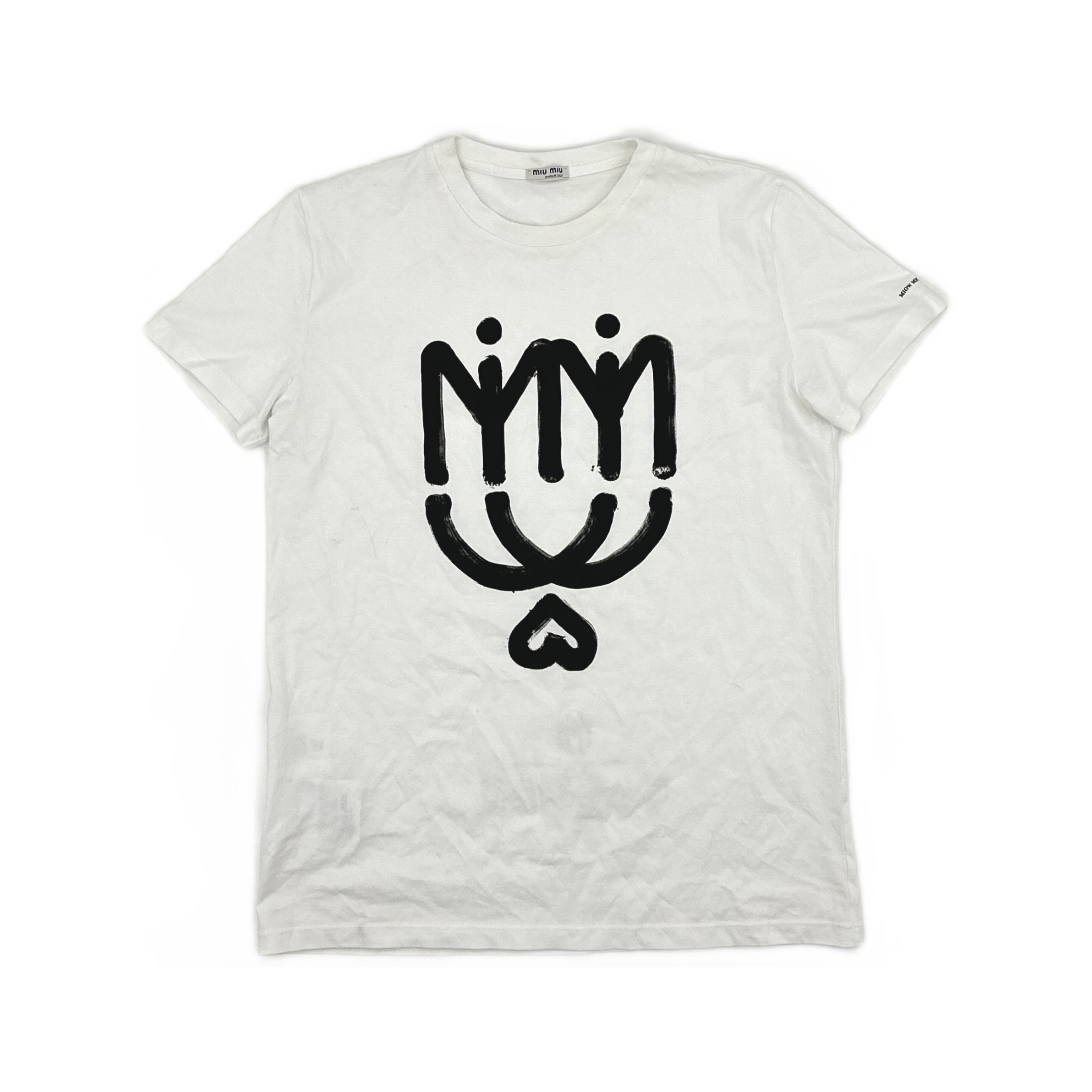 Miu Miu Miu Miu Graphic Print T-Shirt Size L Size L / US 10 / IT 46 - 1 Thumbnail