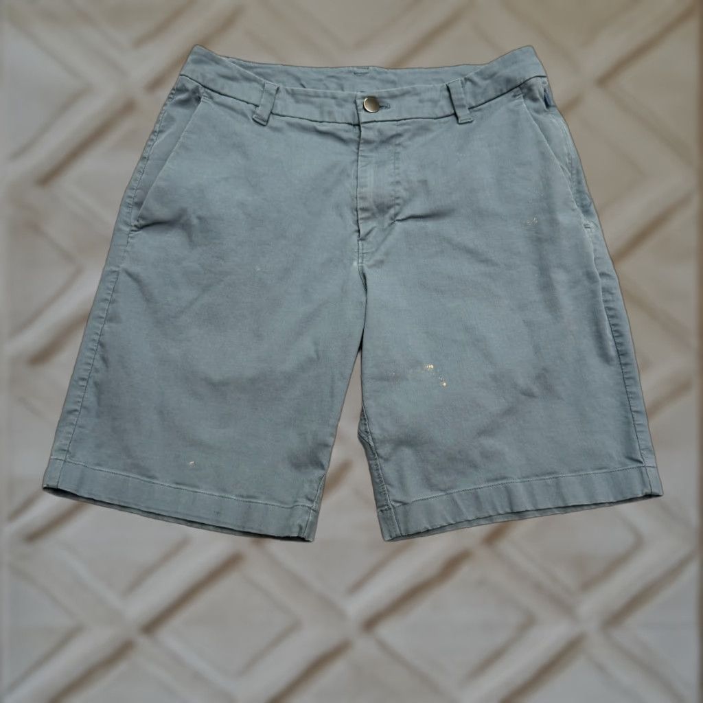 Lululemon Lululemon Shorts Men 30 Blue Chino Flat Front Breathable Cotton Pockets Mens Size US 30 / EU 46 - 1 Thumbnail