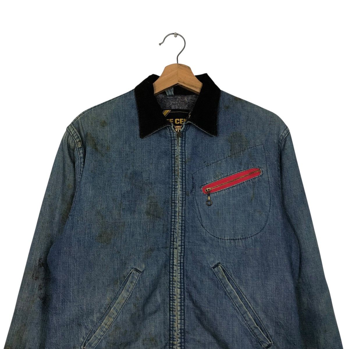 Vintage 🔥VINTAGE 50’s DENIM JACKET DEE CEE USA MADE BLANKET TALON Size US M / EU 48-50 / 2 - 5 Thumbnail
