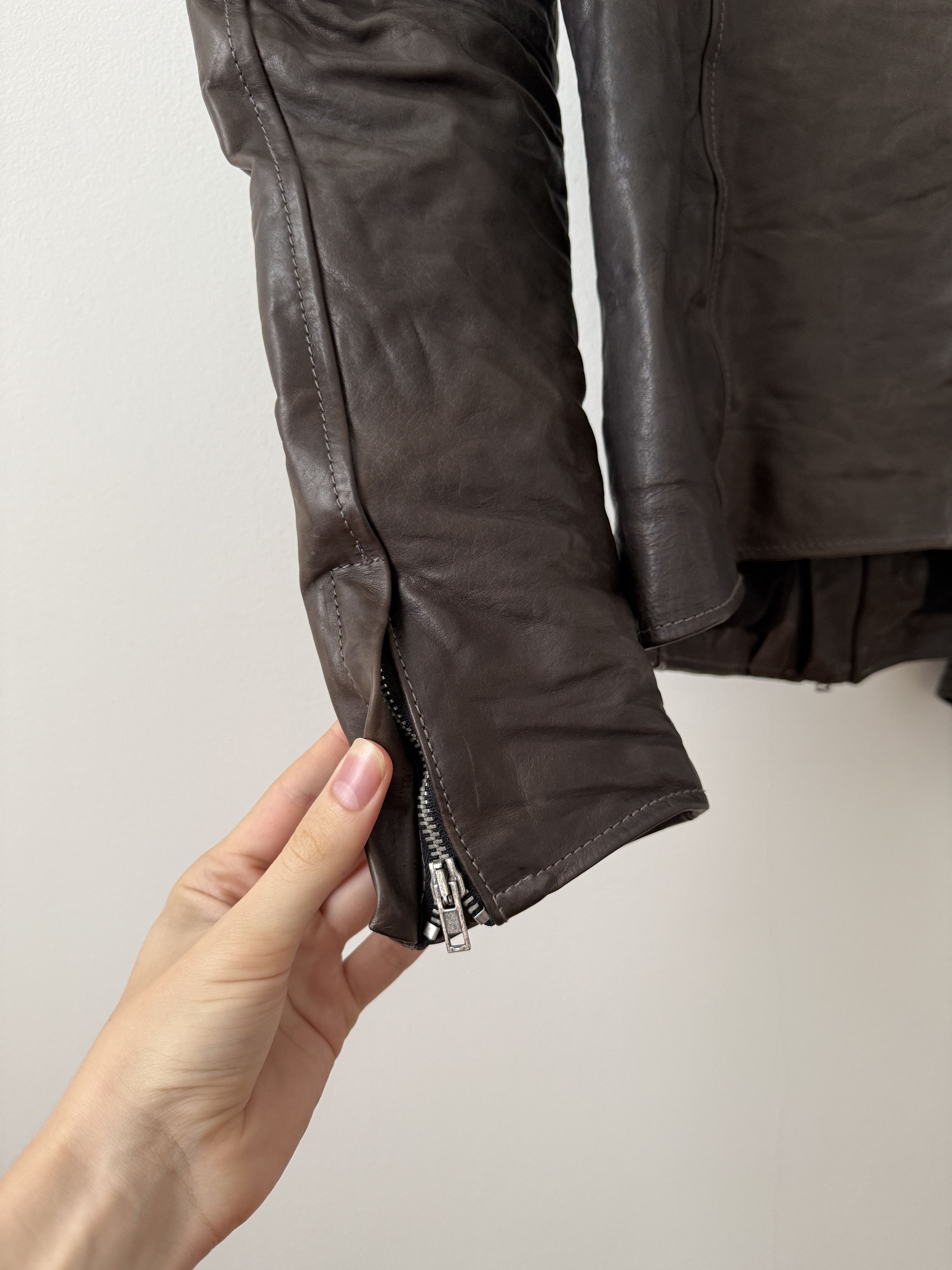 Poeme Bohemien Leather Moto Jacket Size US M / EU 48-50 / 2 - 11 Thumbnail