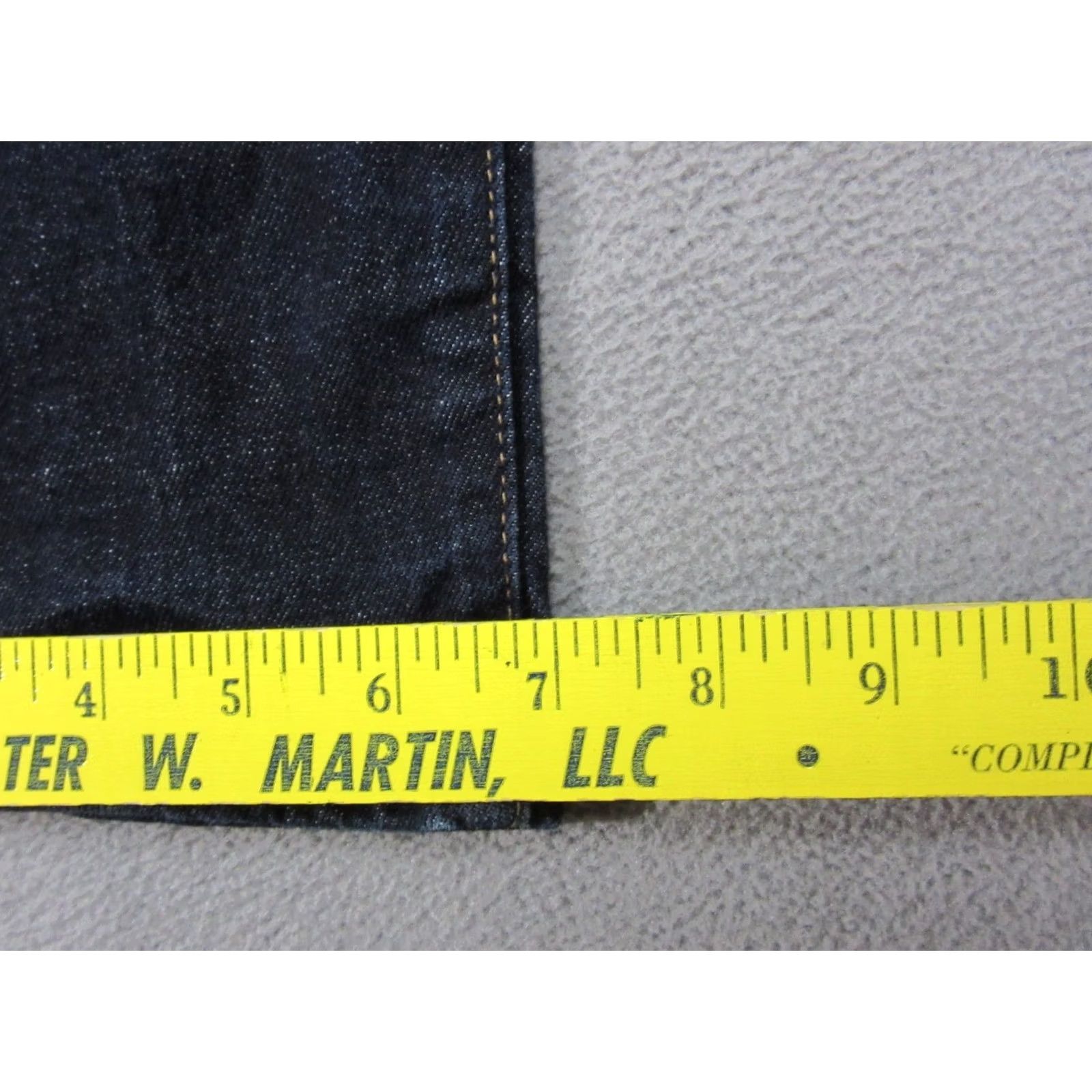 Gap Gap Jeans Mens 33x32 Dark Wash Slim Fit Straight Leg - Mid Rise - Denim Size US 33 - 2 Thumbnail