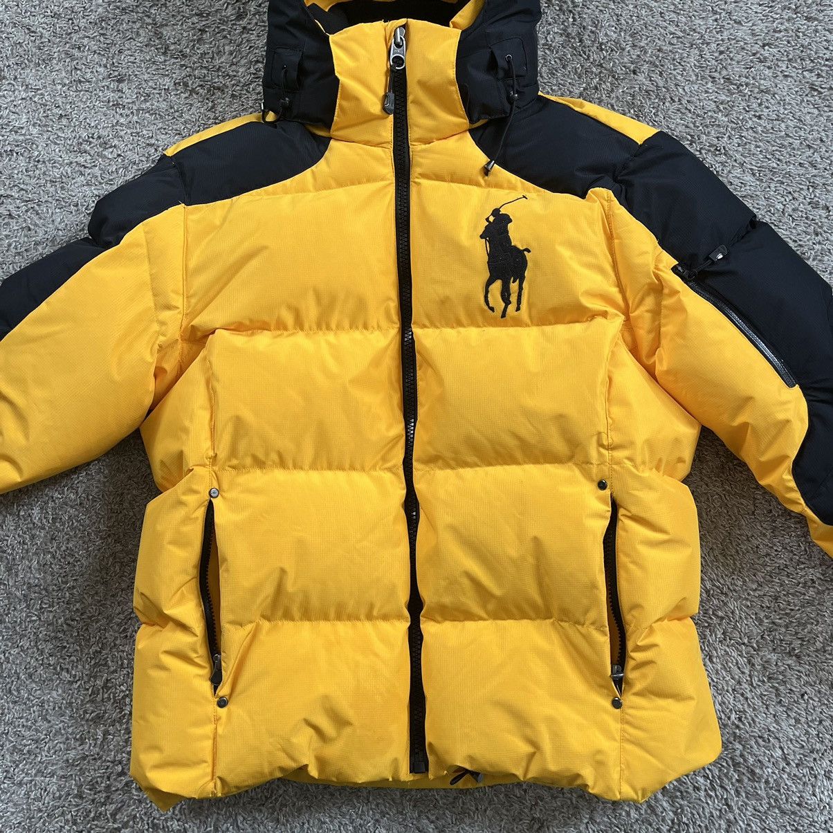 Polo Ralph Lauren 🔴Polo Ralph Lauren Puffer Jacket Size Medium Black Yellow Size US M / EU 48-50 / 2 - 14 Thumbnail