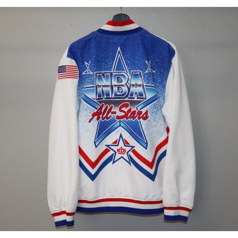 Mitchell & Ness Mitchell & Ness 1991 NBA All-Star Warm Up Jacket - White M Size US M / EU 48-50 / 2 - 1 Thumbnail