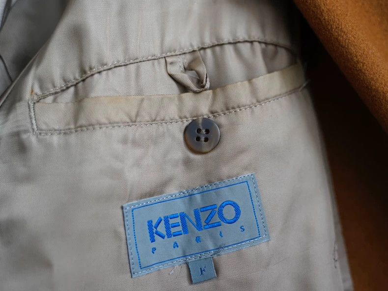 Kenzo KENZO sizeF Brown wool coat for men Size M / US 6-8 / IT 42-44 - 8 Thumbnail