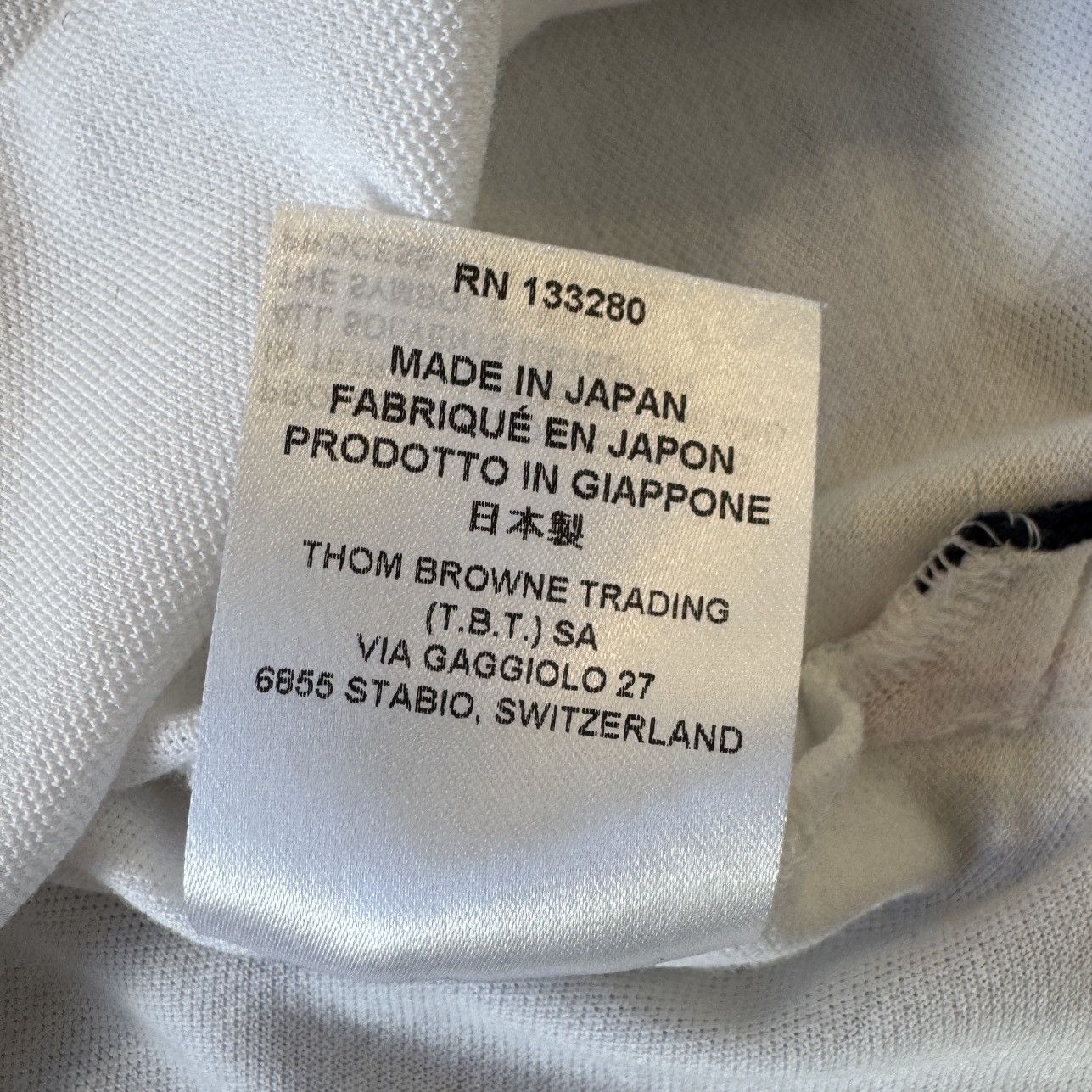 Thom Browne Thom Browne Pique Polo RWB Short-Sleeved Size US S / EU 44-46 / 1 - 7 Thumbnail